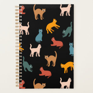 Agenda Gatos no preto