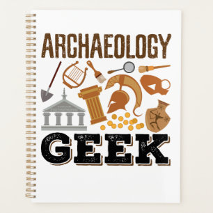 Agenda Geek de arqueologia estudante arqueólogo Lover