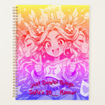Gemini Zodiac Soul Anime Aesthetic Planner