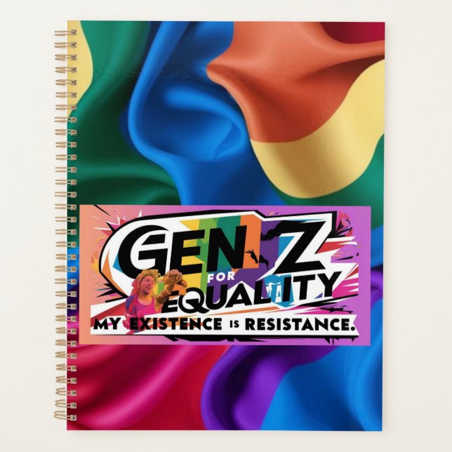 Agenda Gen Z para Igualdade - Minha Existência é Resistên (Frente)