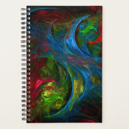 Agenda Genesis Blue Abstrato Art