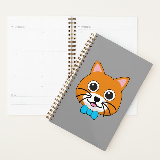 Agenda Gengibre Feliz e Bonito com Papillon (Exibição)