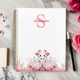Agenda Gente Floral Corta Personalizada