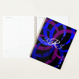 Agenda Geometric Berry Blend Designer Planner