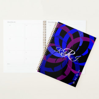 Agenda Geometric Berry Blend Designer Planner
