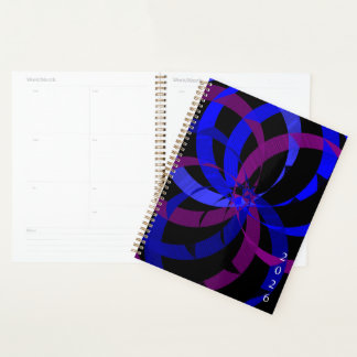 Agenda Geometric Berry Blend Designer Planner