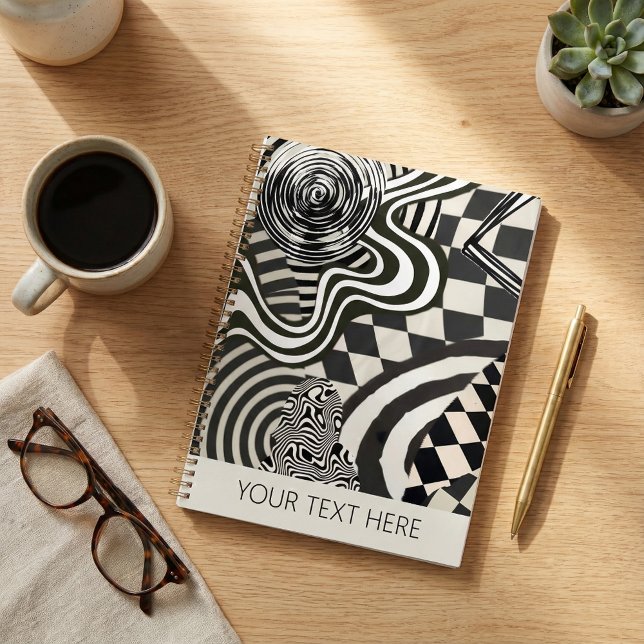 Agenda Geometric planner abstract modern simple trendy (Criador carregado)