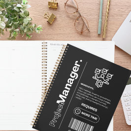 Agenda Gerente de Projetos – Humor Divertido no Trabalho,