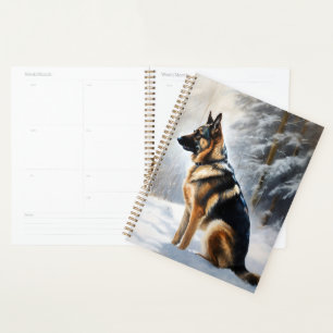 Agenda German shepherd Deixar nevar no Natal