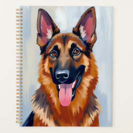 Agenda German Shepherd | Dog Watercolor Pet 