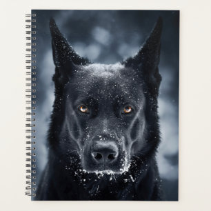 Agenda German shepherd Preto