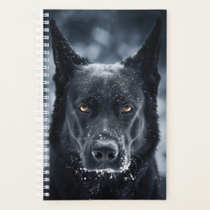 Agenda German shepherd Preto