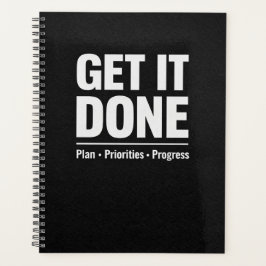 Agenda Get It Done Productivity Planner