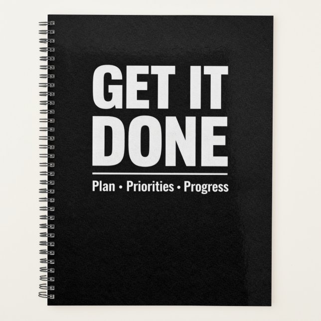 Agenda Get It Done Productivity Planner (Frente)