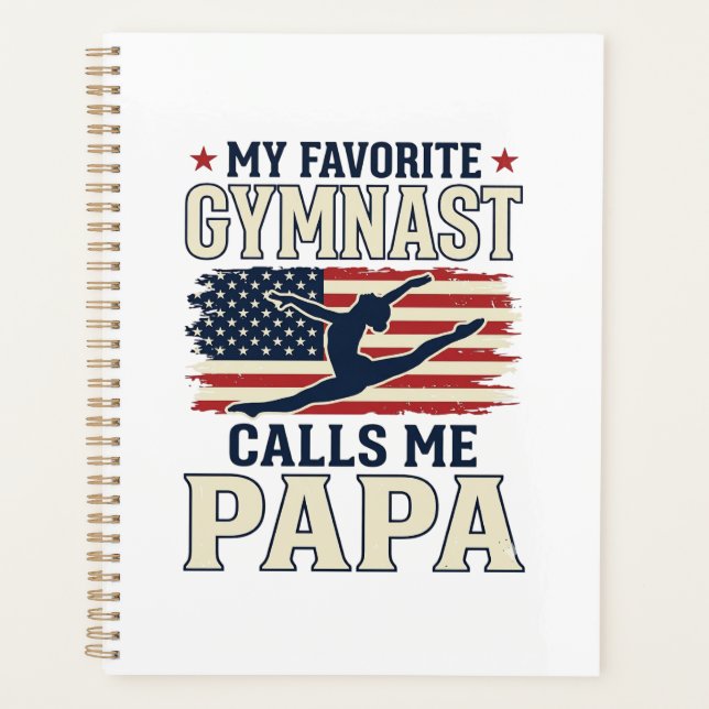 Agenda Ginasta Favorito Me Chama De Papai Patriótico Vint (Frente)