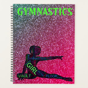 Agenda Ginástica Watermelon Sparkle Neon Word Art