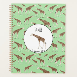 Agenda Giraffe Jungle Safari — Livro de Nomeações de