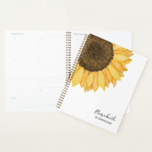 Agenda Girassol Aquarela
