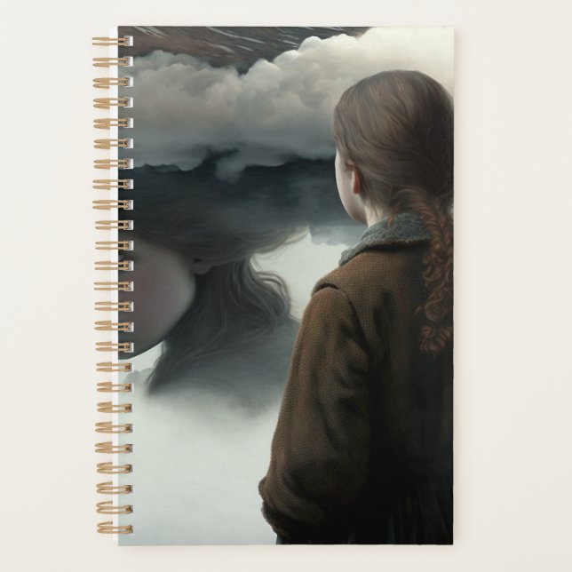Agenda Girl with clouds (Frente)