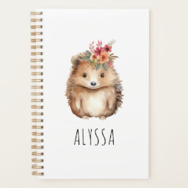 Agenda Girly Hedgehog Personalizada