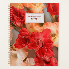 Agenda Gladiolus vibrante e colorido