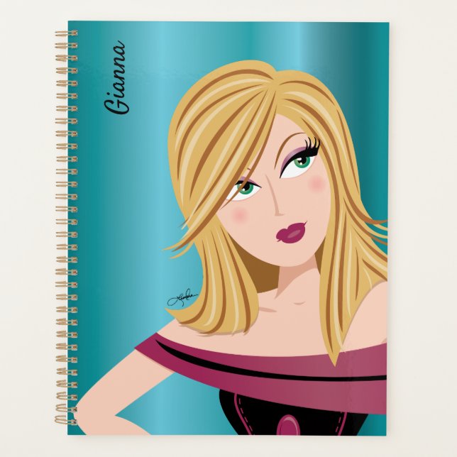Agenda Glam Girl Sassy Attitude Blona (Frente)