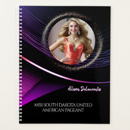 Agenda Glimmer Dust Custom Pageant Calendar