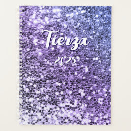 Agenda Glitter de Peito Roxo