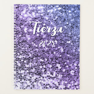 Agenda Glitter de Peito Roxo