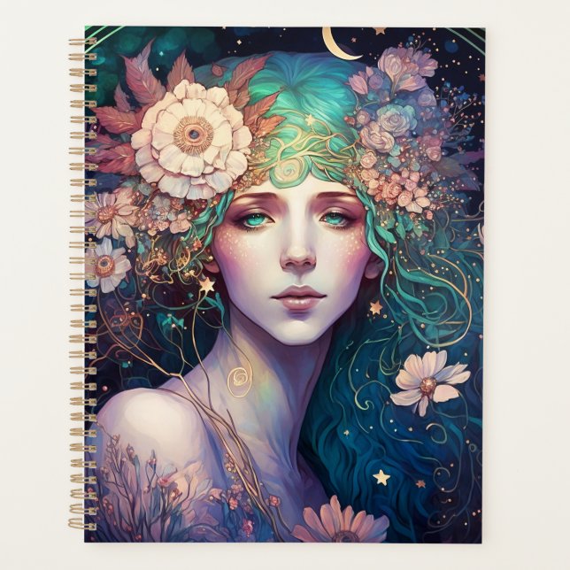 Agenda Goddess Fantasy Art Planner (Frente)