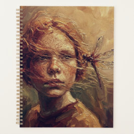 Agenda Golden Dragonfly Whisper – Warm Impressionist Oil 