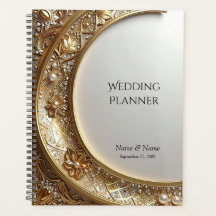 Golden Ornate Frame Planner