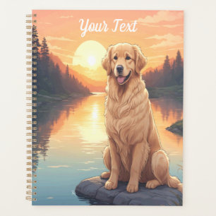 Agenda Golden Retriever pelo Lago