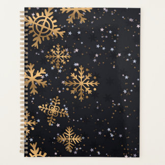 Agenda Golden snowflakes