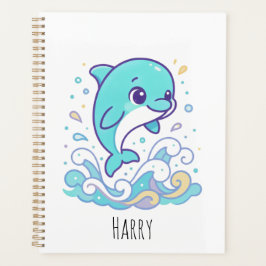 Agenda Golfinho de Splash de Bolha Personalizado Animal M