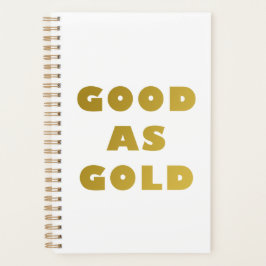 Agenda Good as Gold Planner