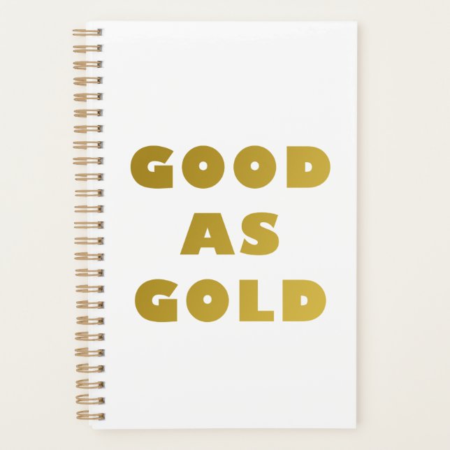 Agenda Good as Gold Planner  (Frente)