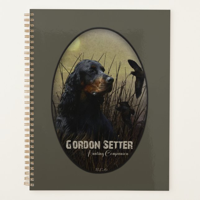Agenda Gordon Setter, companheiro de caça (Frente)