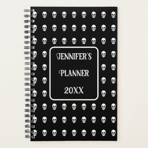 Agenda Gótica Skull elegante 2025