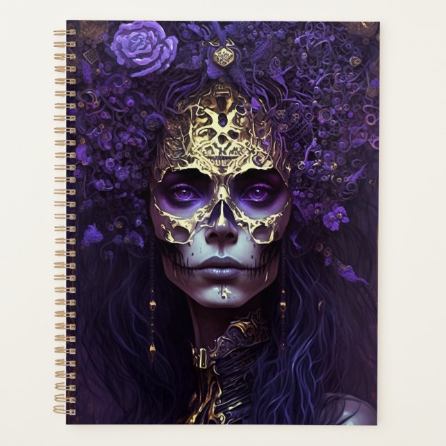 Agenda Gótico Queen Fantasy Art Planner (Frente)