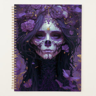 Agenda Gótico Skull Woman Dark Fantasy Art