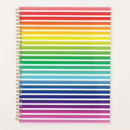 Agenda Gradiente do arco-íris moderno e padrão de faixas 