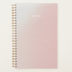 Agenda Gradiente Rosa Pastel Personalizado 2025
