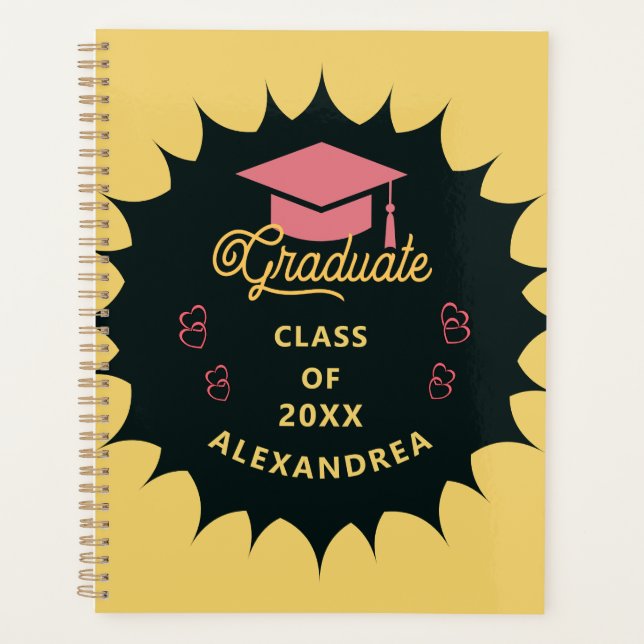 Agenda Graduate Graduation Senior Class Personalize  (Frente)