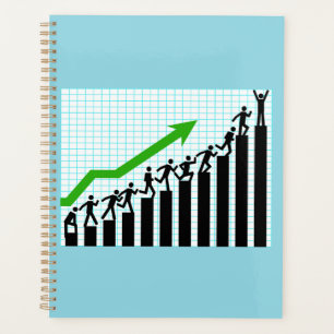 Agenda Gráfico de Barras de Progresso de Sucesso de Cresc