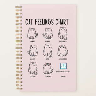 Agenda Gráfico de Sentimentos de Gatos