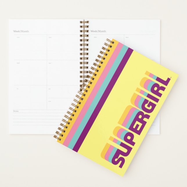 Agenda Gráfico de Supergirl Retro Colorshift (Exibição)