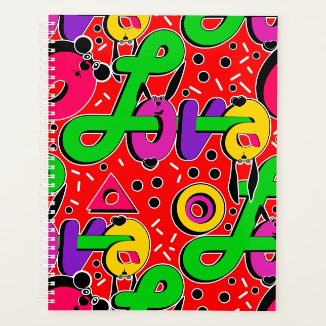 Agenda Grafite, amor (Frente)