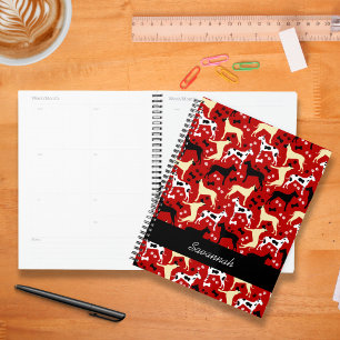 Agenda Grande Danes Fawn Harlequin Dane Planner
