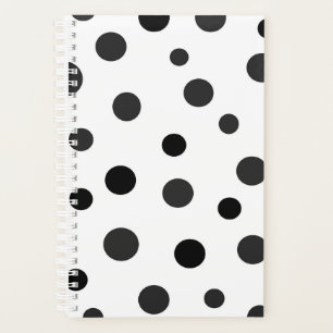 Agenda Grandes Bolinhas em branco